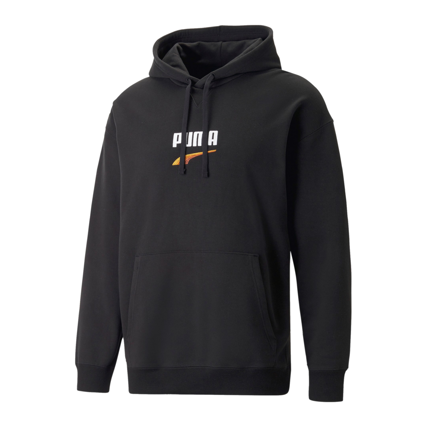 PUMA DOWNTOWN Logo Hoody Schwarz F01