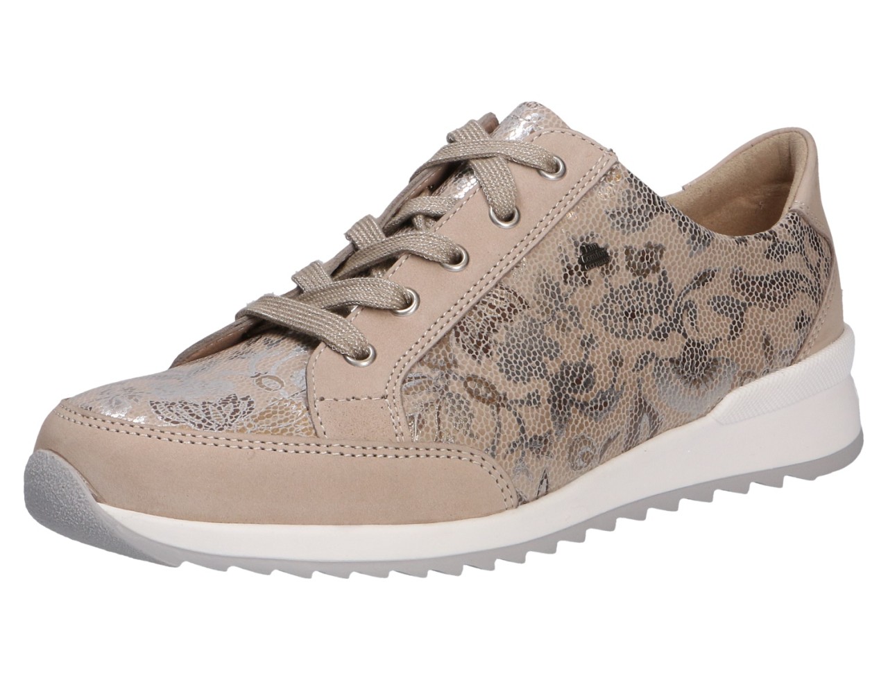 FINN COMFORT Sneaker grau Damen Schnürschuhe
