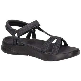 Skechers Go Walk Flex Sandal in schwarz