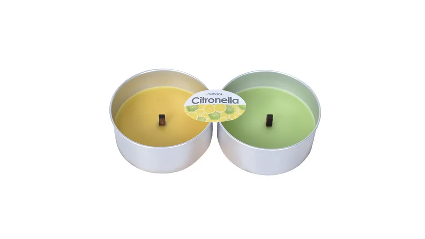 KCB Citronella Mini-Marschalle 2er Set gelb, grün
