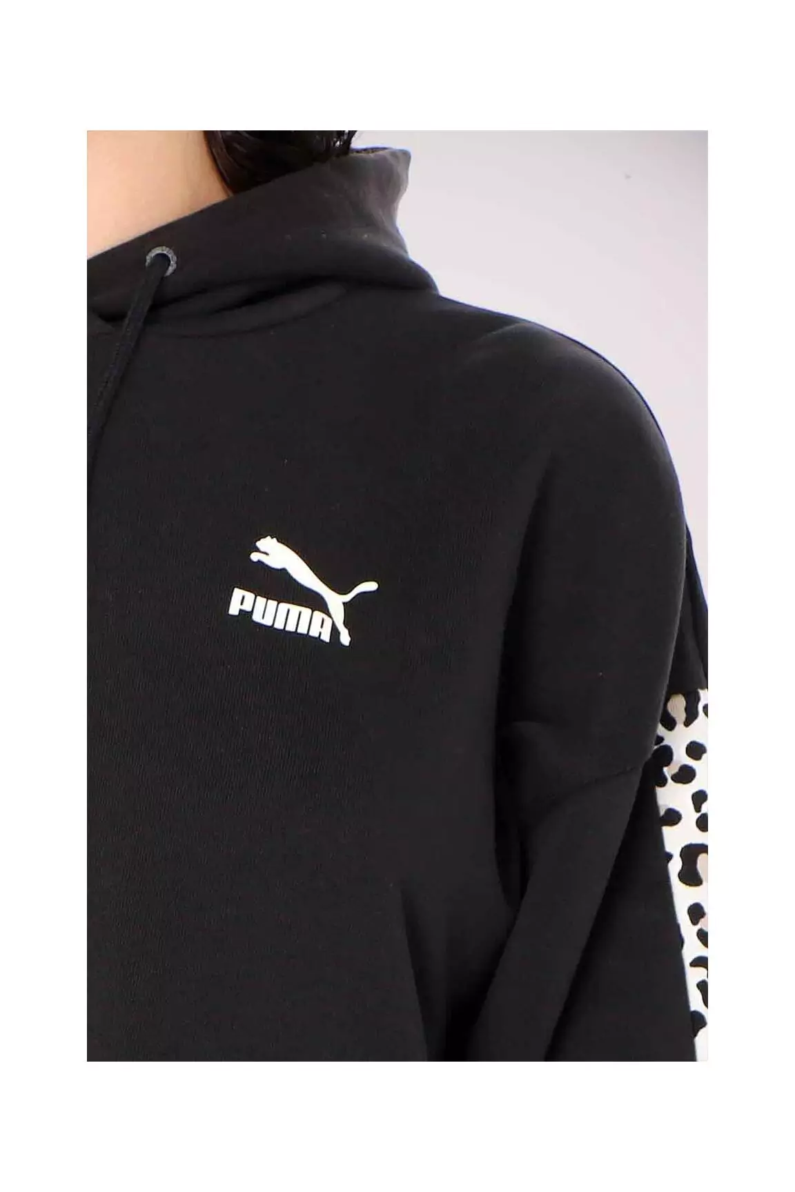 Puma Sweat Capuche Femme couleur noir