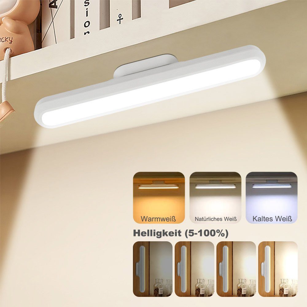 Sunicol LED Unterbauleuchte Dimmbar, Berührungssteuerung,3 Lichtfarben, Magnetisch montiert