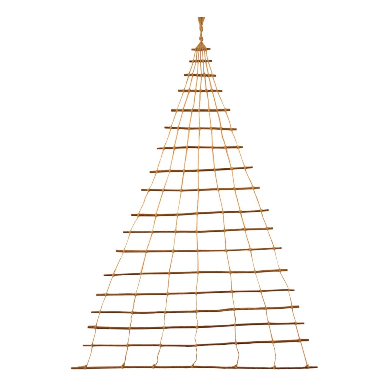 Pemicont Floranica Holzleiter für Adventskalender  100 x 140 cm - Holz Aufhängen von Weihnachtsschmuck