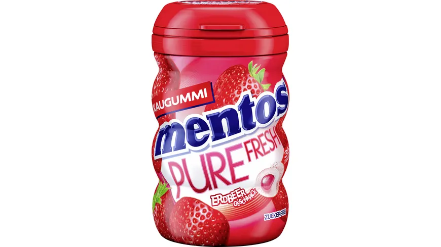 MENTOS GUM PF ERDBEERE CURVY DOSE 70 g