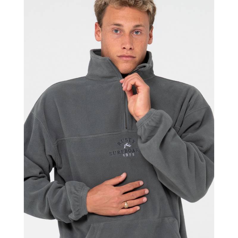 RUSTY MIDDLE SECTION CREW POLAR FLEECE Fleecepullover Herren