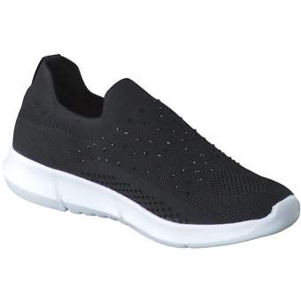Barbarella Slip On Sneaker in schwarz