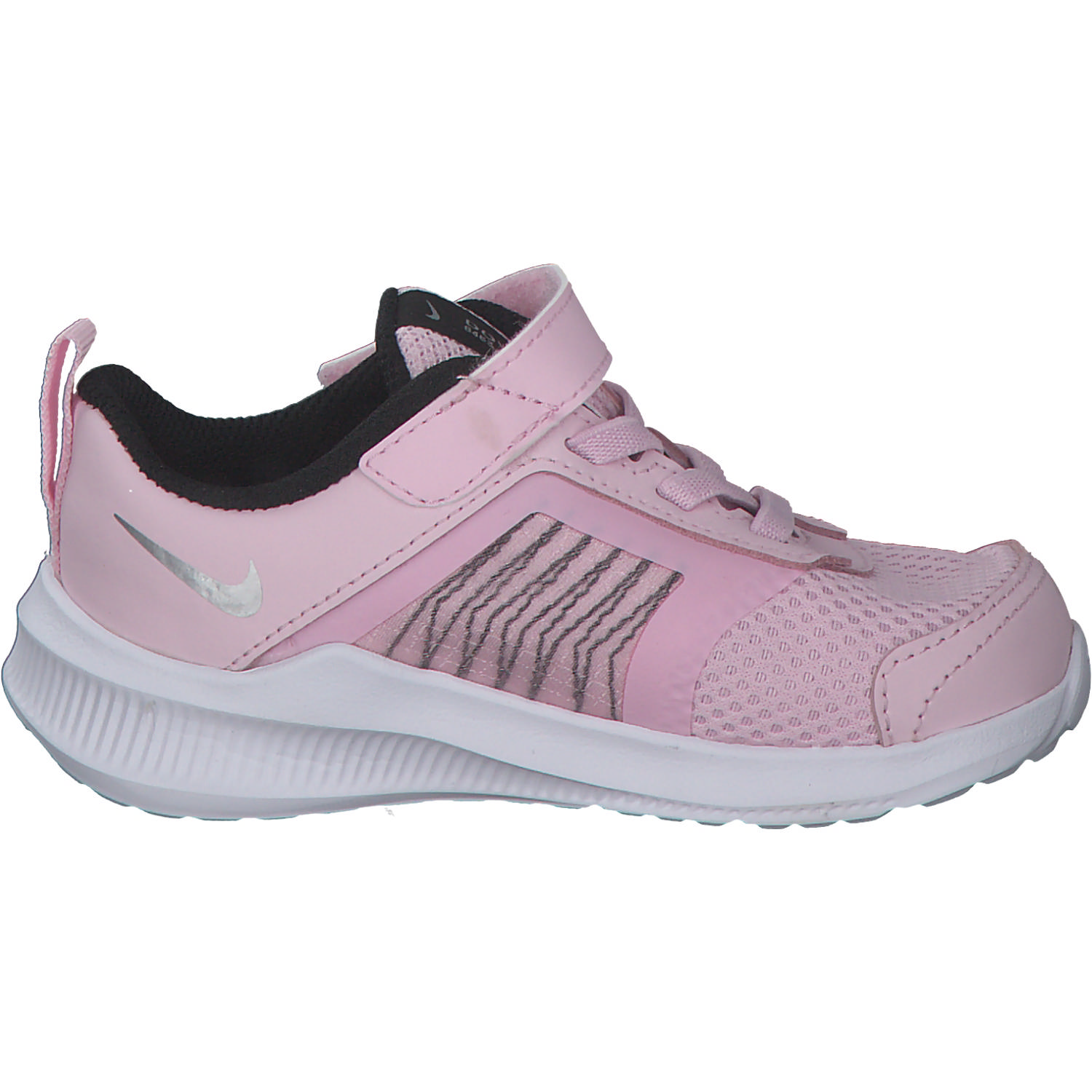 Nike Downshifter 11 CZ3967, Halbschuhe (Kinder), Kinder, pink foam/metallic silver-blac