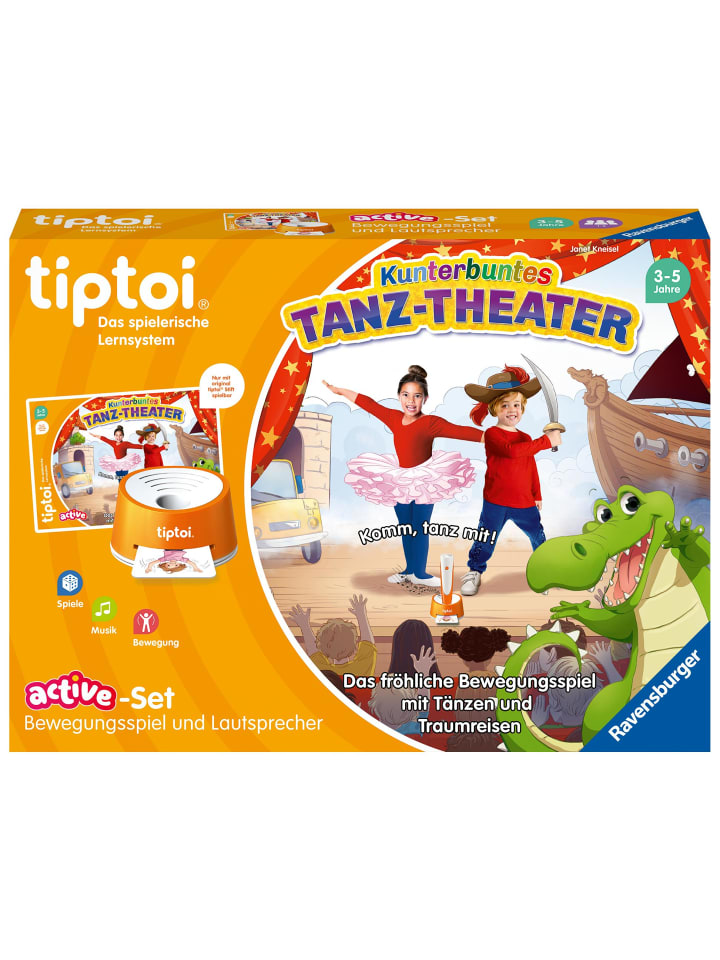 Ravensburger Verlag GmbH Ravensburger tiptoi Spiel 00122 Active Set Kunterbuntes Tanz-Theater günstig kaufen onesize
