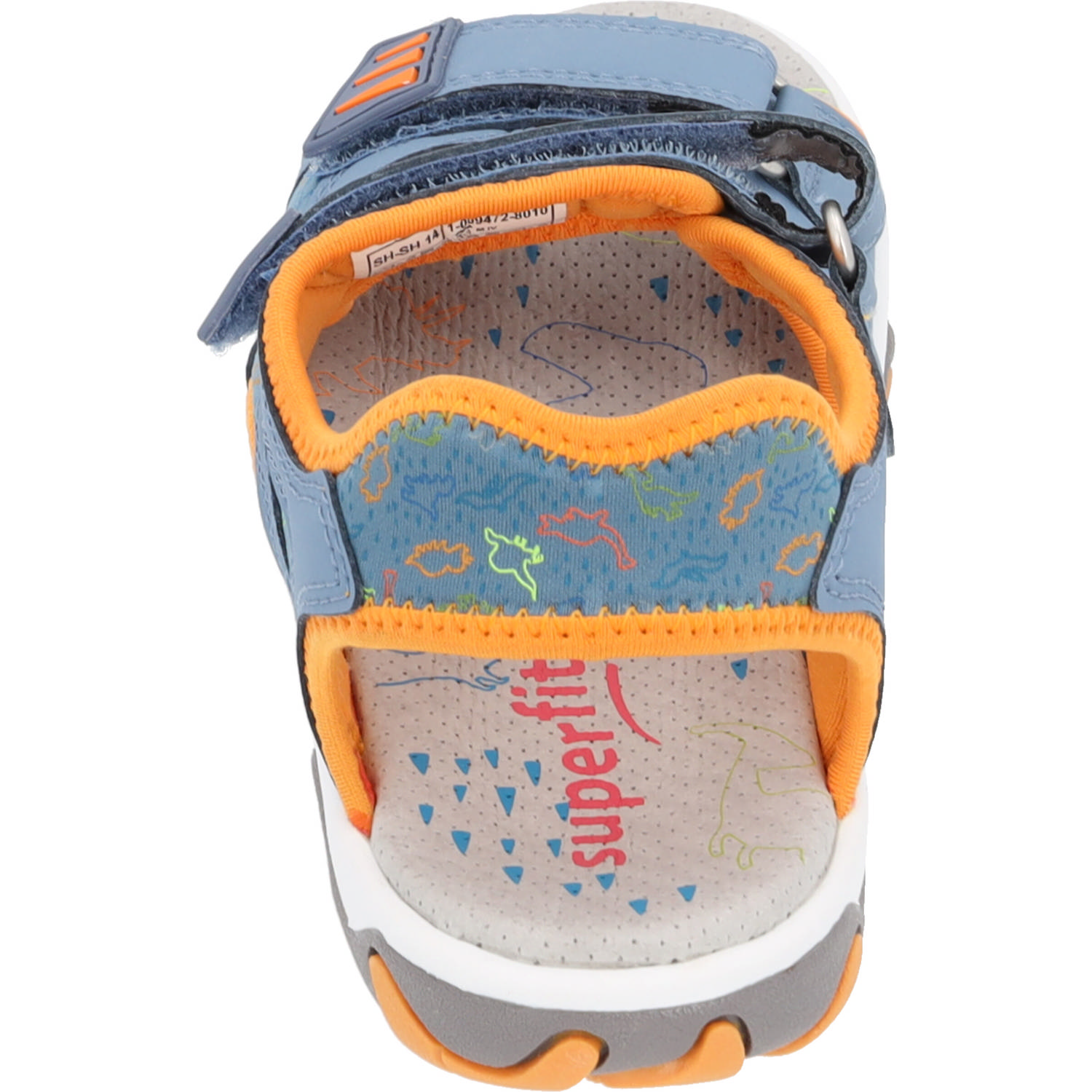Superfit MIKE 3.0 09472, Sandaletten, Kinder, BLAU/ORANGE