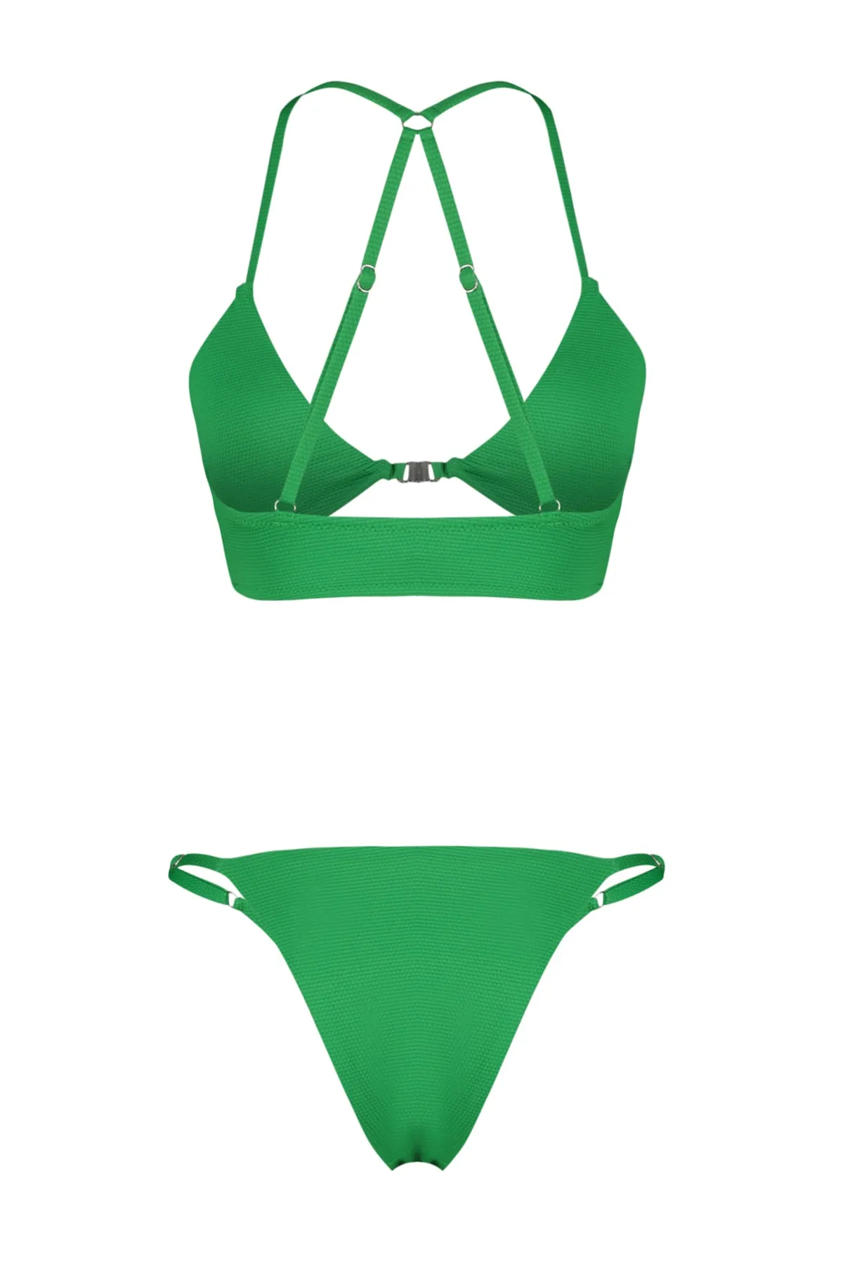 Trendyol Collection  Bikini-Set - Grün - Strukturiert