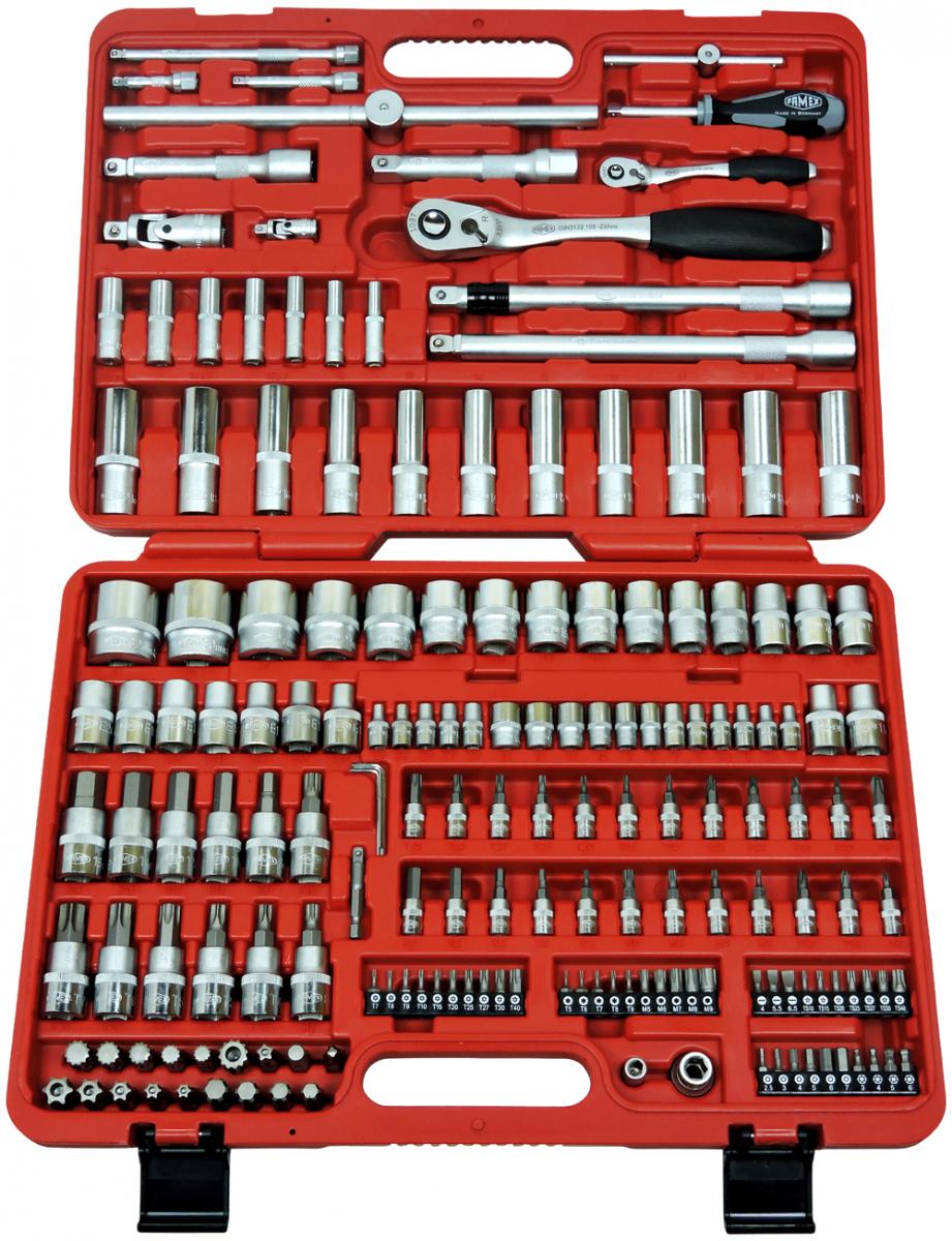 FAMEX Werkzeugkoffer Komplettset 414-09
