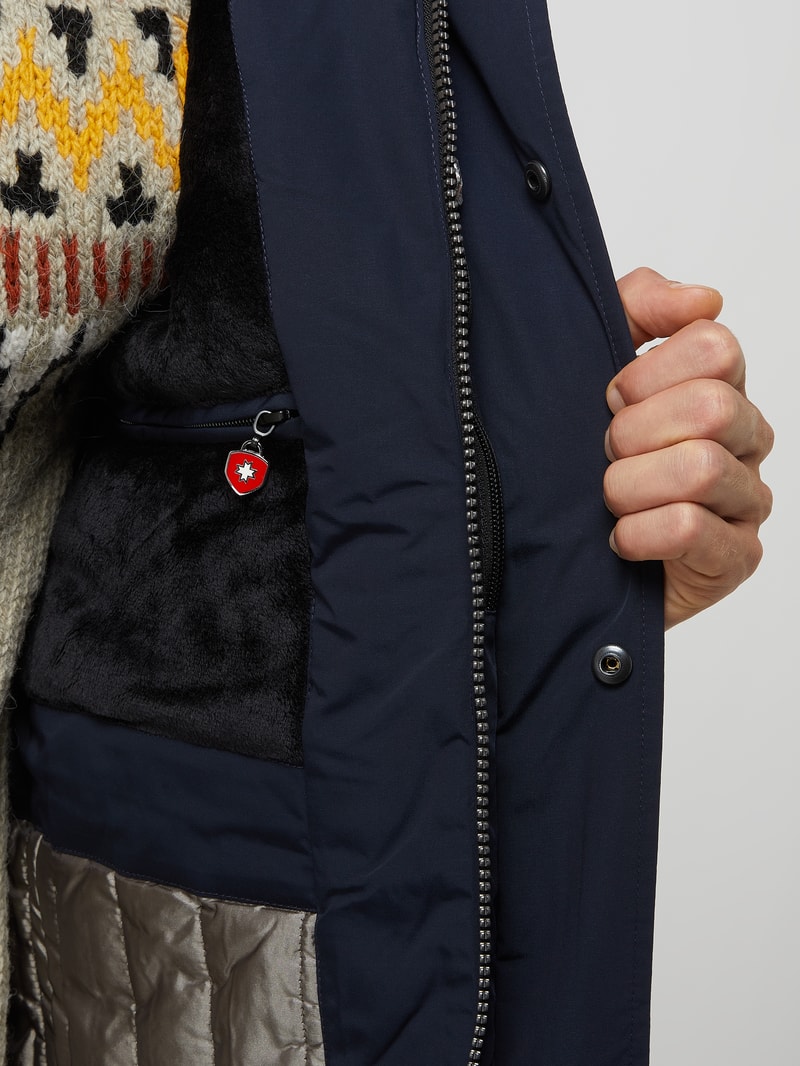 Leuchtkraft 870 Funktionsjacke mit abnehmbarer Kapuze in marineblau