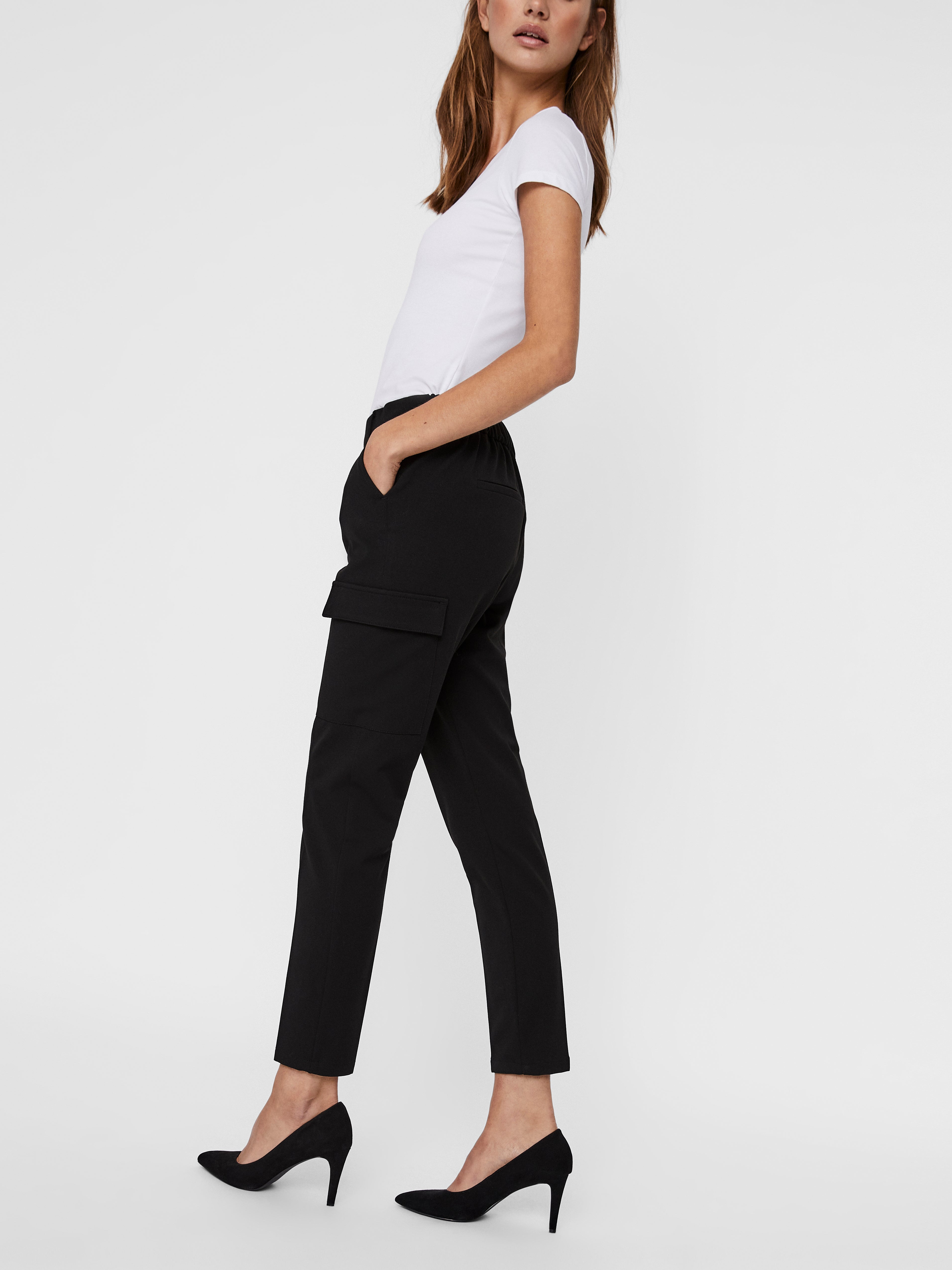 VMMAYA Mittlere Taille Cargohose