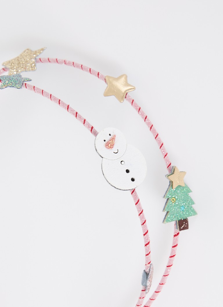 Mimi & Lula Christmas Double Alice headband with glitter