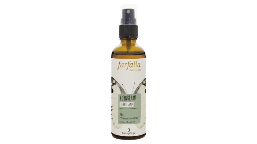 Farfalla Kornblume Bio-Pflanzenwasser 75 ml