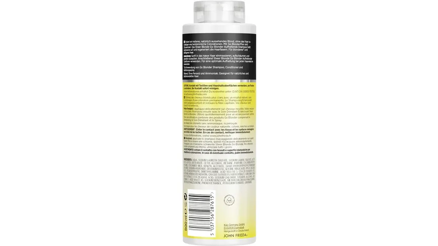 JOHN FRIEDA Go Blonder Shampoo 500 ml