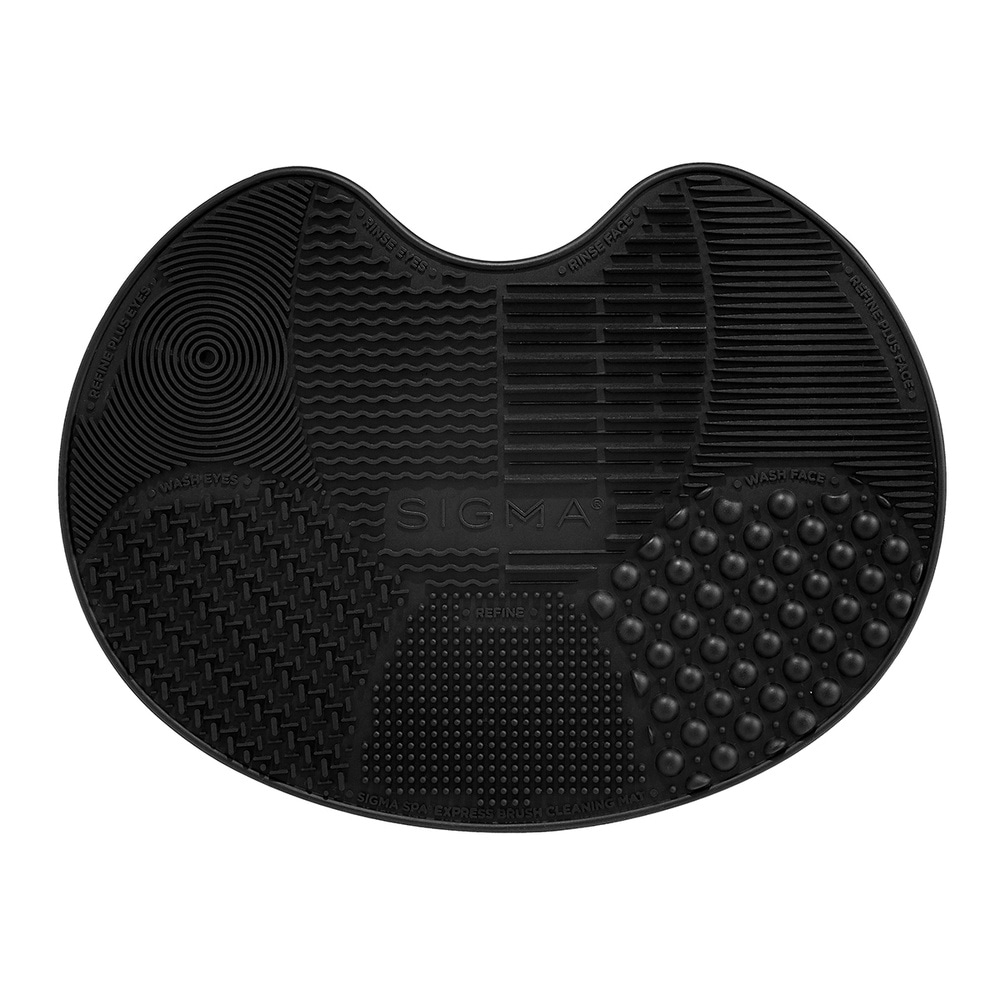 Sigma beauty Tapis express, noir nettoyeur pour pinceaux