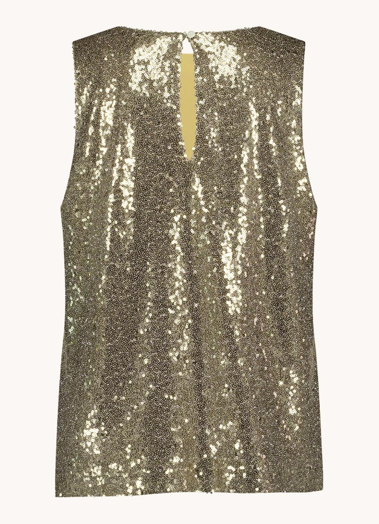 Top negru cu paiete de la Studio Anneloes.