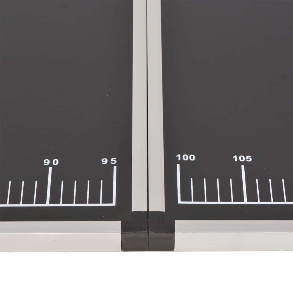 vidaXL Esstisch Tapeziertisch Klappbar MDF und Aluminium 2006078 cm