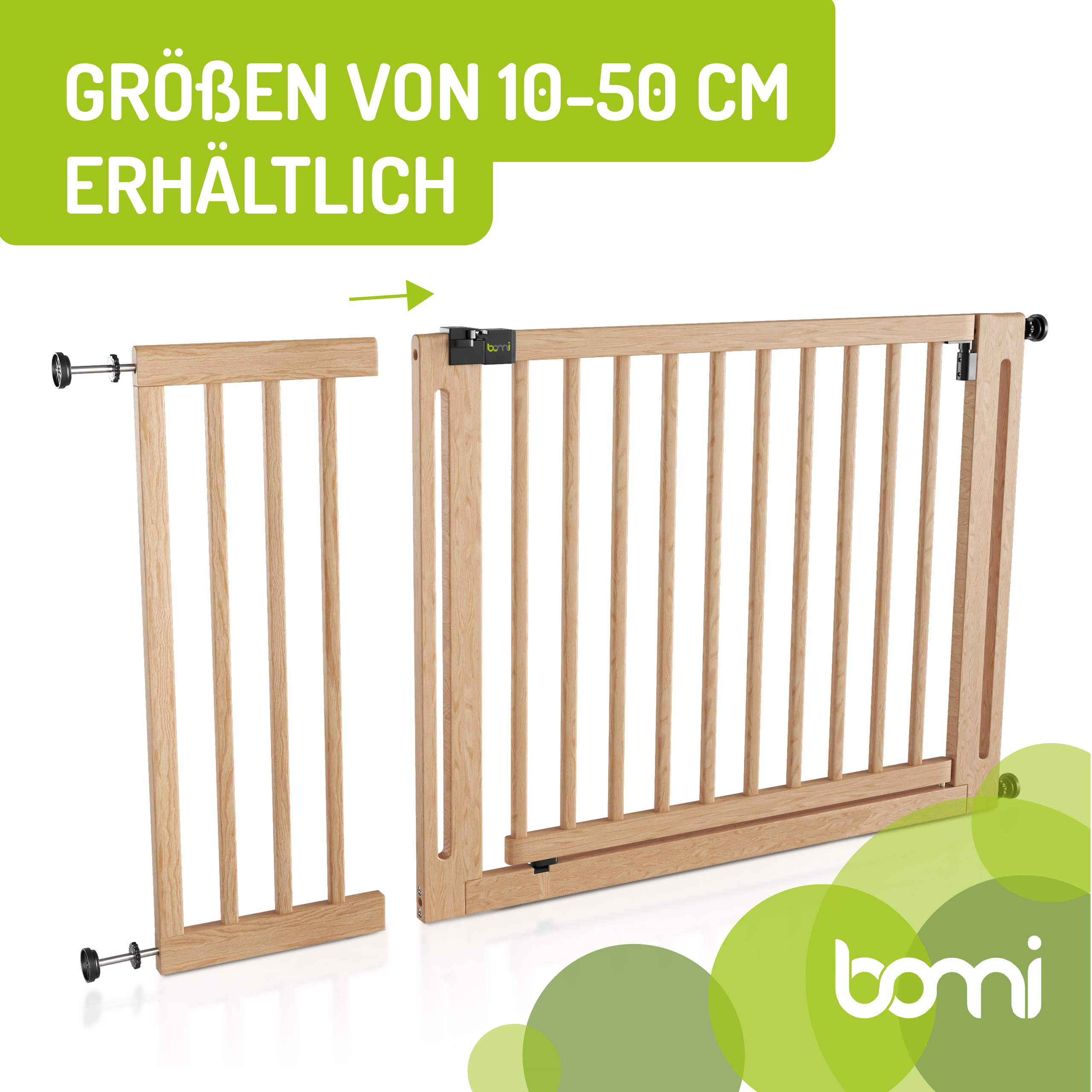 bomi Türschutzgitter & Hundeklappen bomi Verlängerungen - 77 cm für Miko S