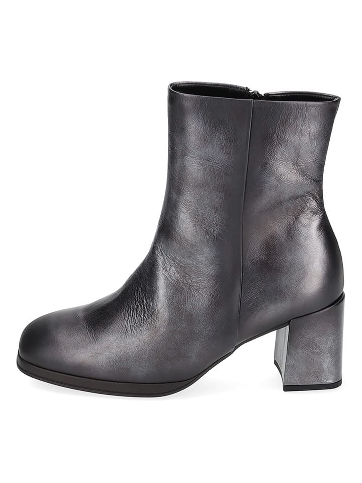 Gabor Leder-Stiefeletten in Anthrazit günstig kaufen