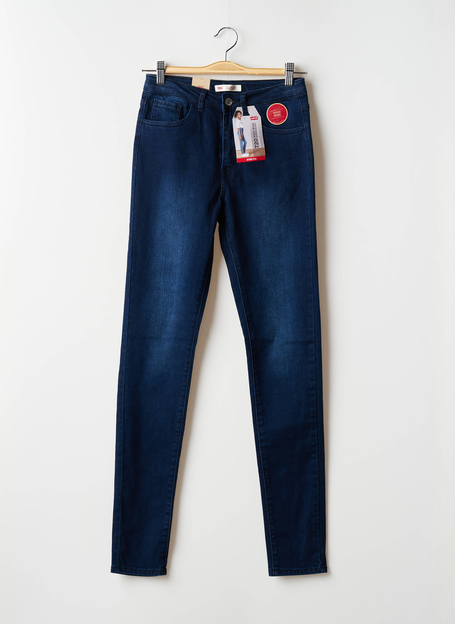 Levis Jeans Skinny Fille couleur bleu