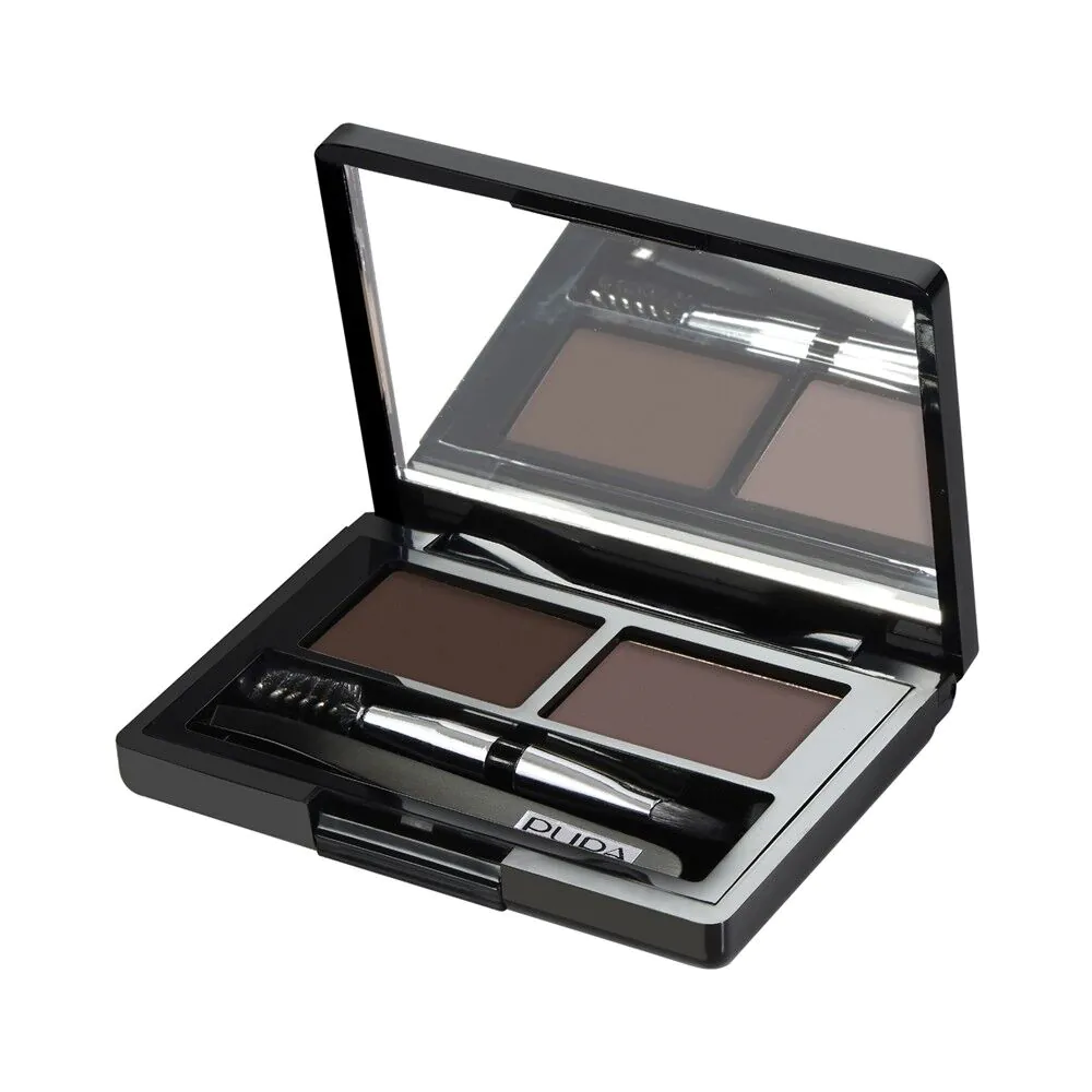 Pupa Øjenbrynsdesignsæt Brunt øjenbrynsmakeupsæt