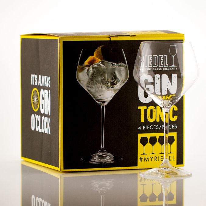 Riedel Gin Tonic Gläser mit Stiel - 4er Set