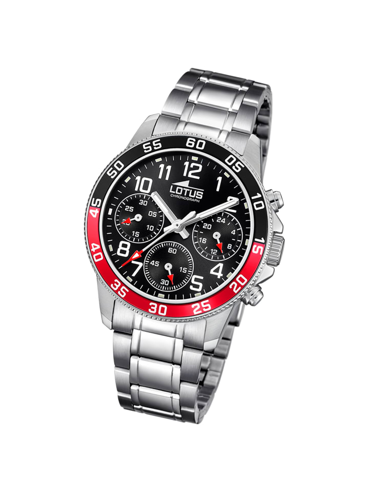 Lotus Chronograph-Armbanduhr Lotus Junior silber mittel (ca. 36mm) günstig kaufen onesize