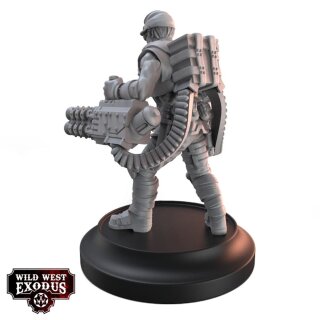 Outlaws Confederate Trooper with Heavy Slugger