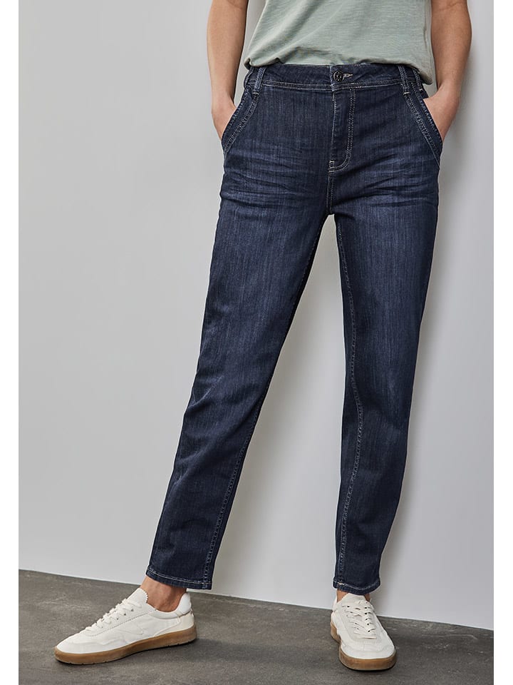 Street One Jeans - Mom Fit - in Blau günstig kaufen