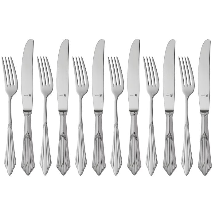FÄcher Dessertbesteck-Set, 12-teilig, Cromargan protect®