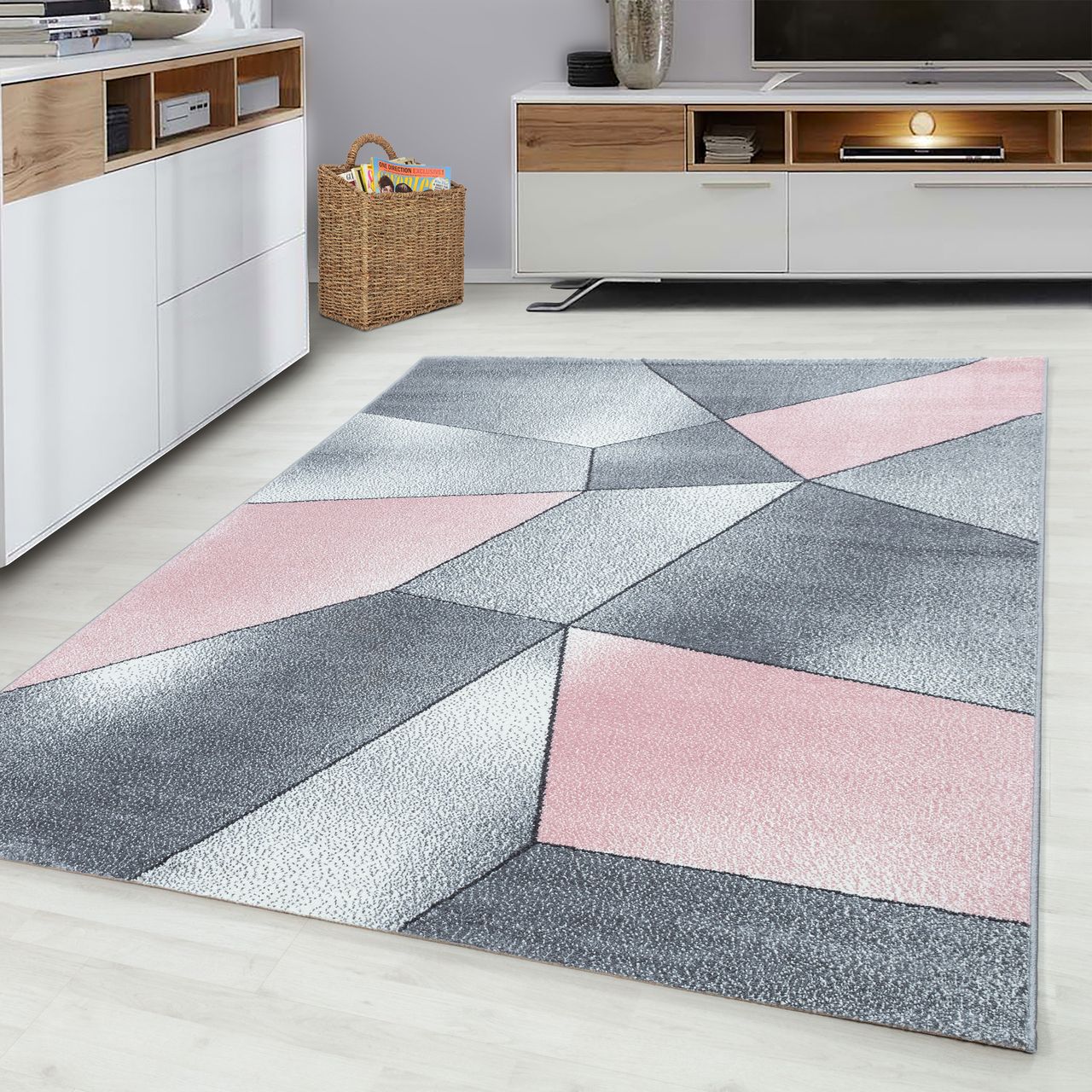 Ayyildiz Teppich, BETA 1120, PINK, 240 x 340 cm