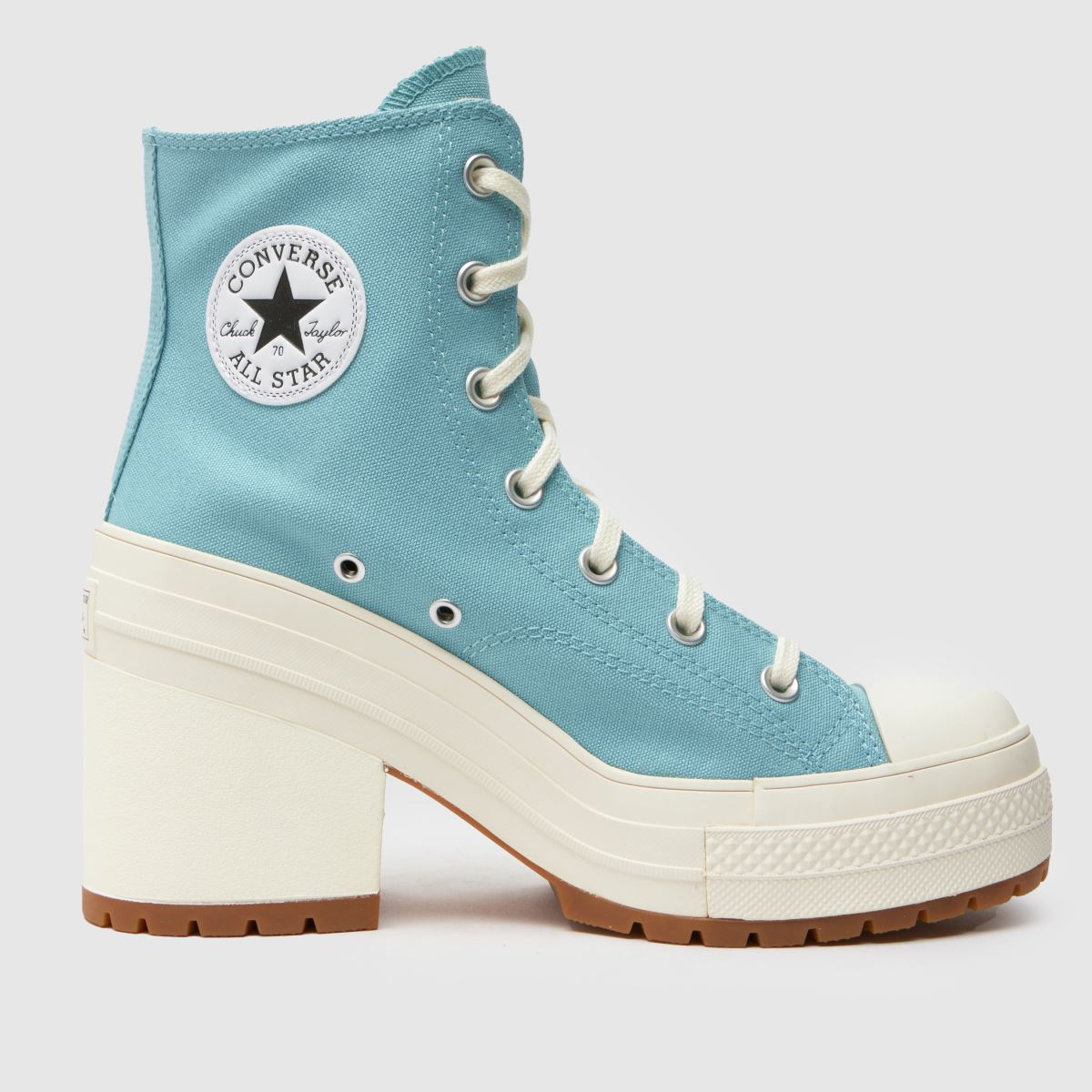 Converse Chuck 70 Deluxe športni copati z visoko peto v modri barvi