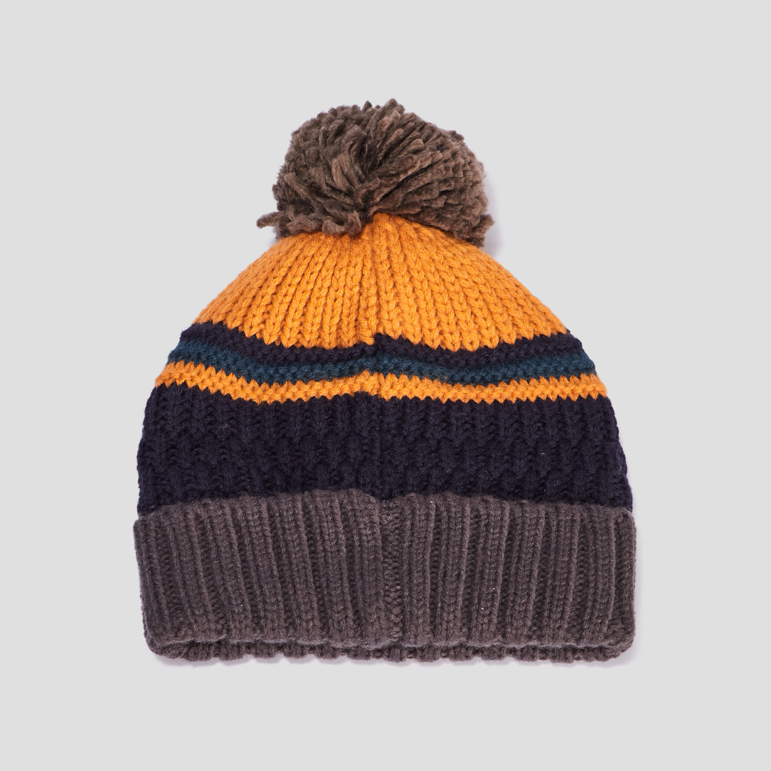 Bonnet à pompon multicolore garçon | La Halle