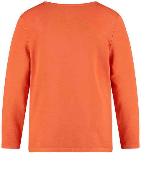 Figurbetonter Basic Pullover aus Feinstrick