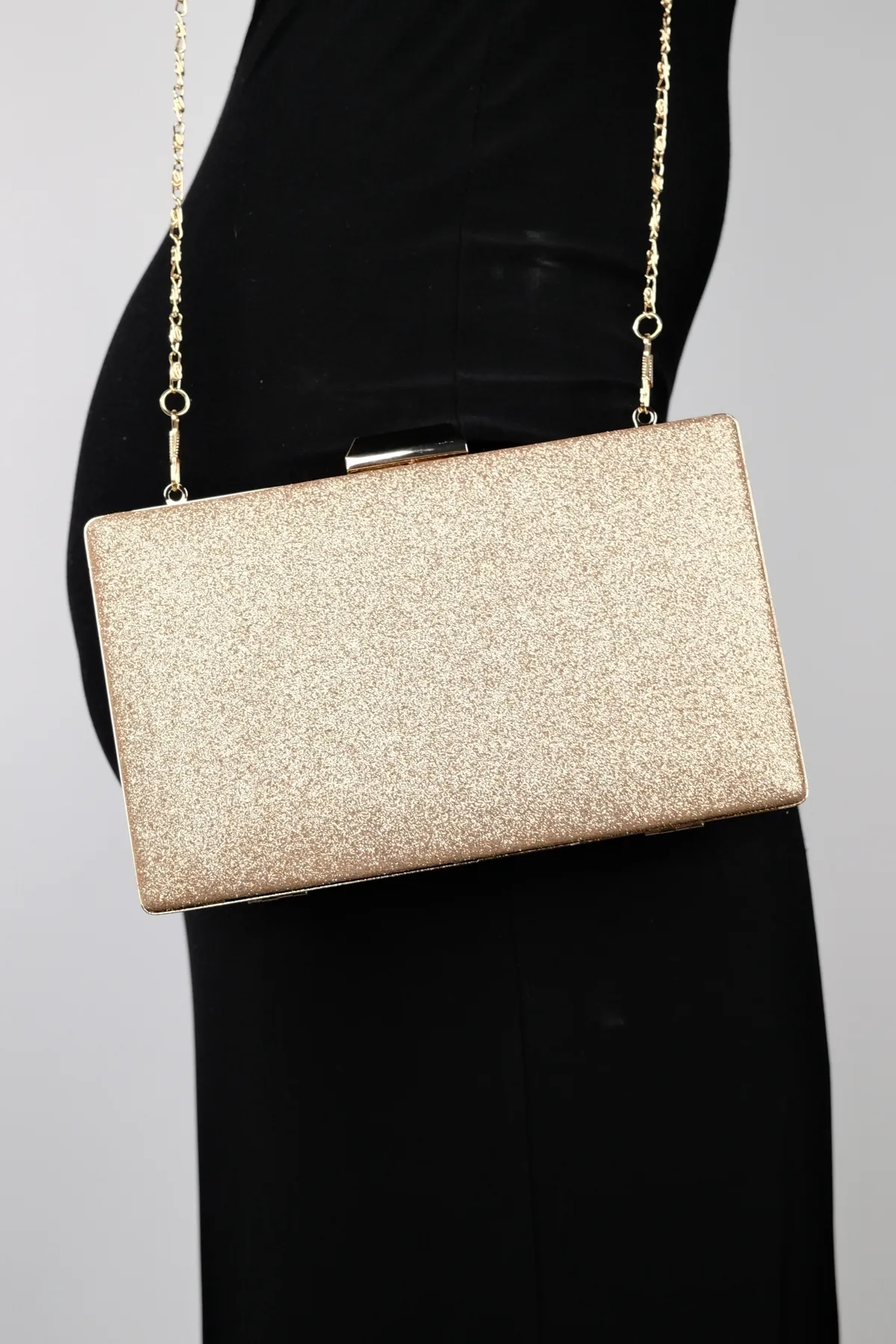 LuviShoes  Abendtasche - Goldfarben - Unifarben