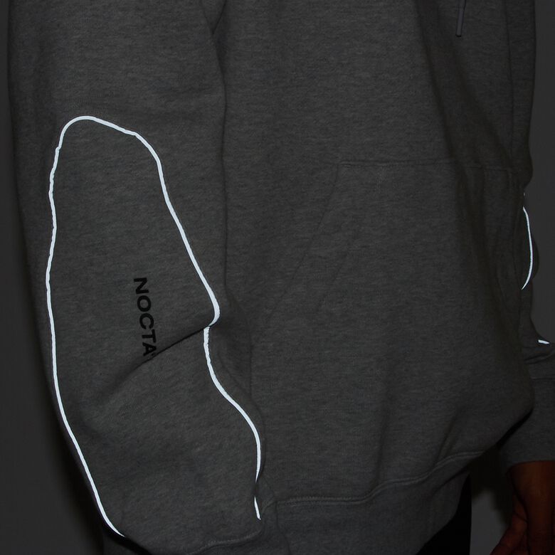 NIKE x Nocta NRG Cardinal Stock Hoodie Fleece dk grey heather/matte silver