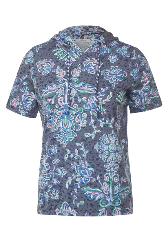 CECIL Hoodie Burn Out Shirt