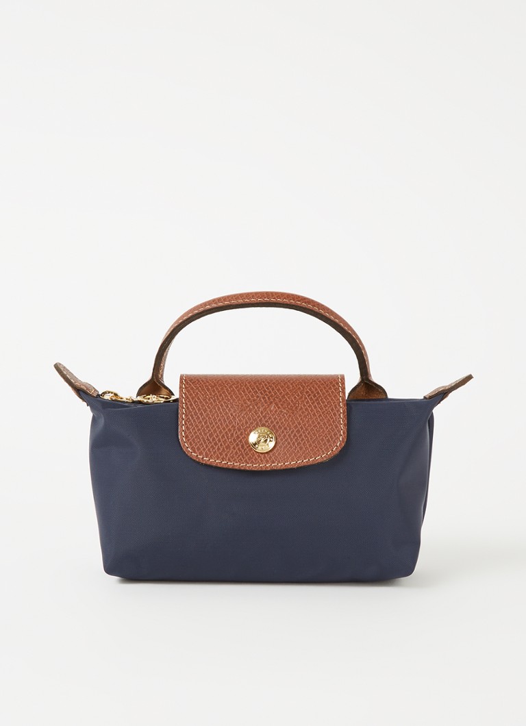 Geantă Longchamp Le Pliage Original cu detalii din piele