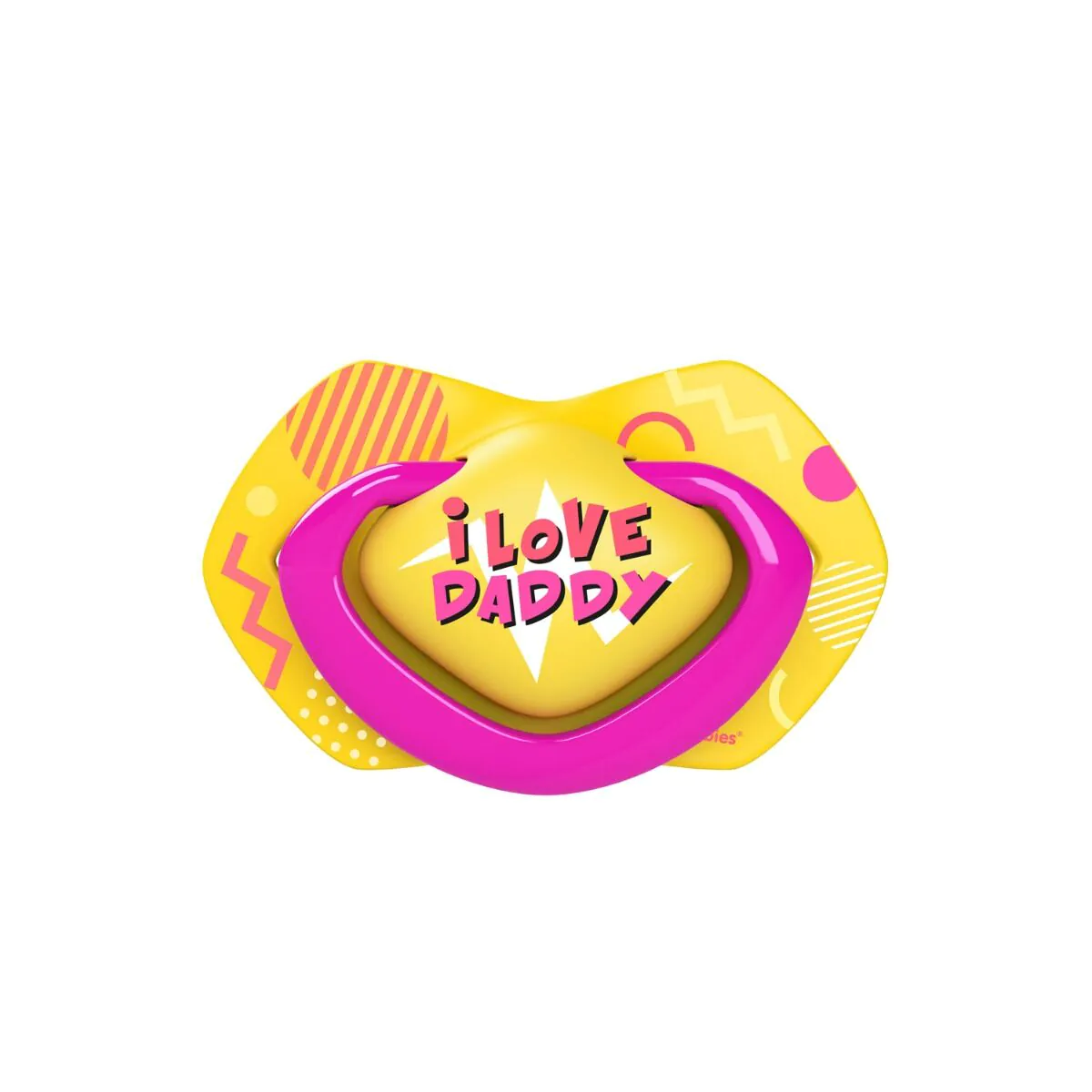 Canpol Babies Neon Love Simetrične silikonske dude 18 mjeseci+ K. Roze