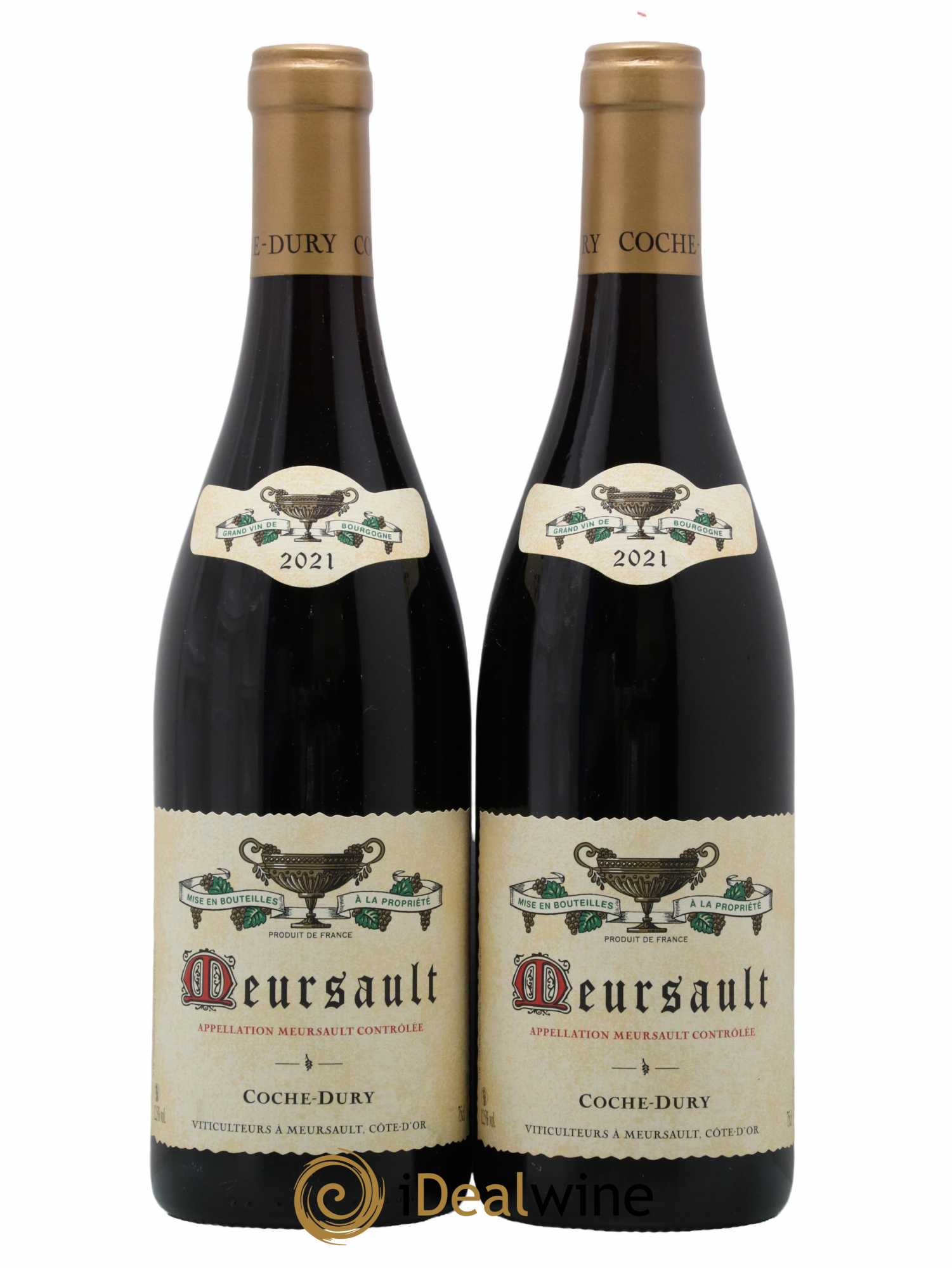 Meursault Coche Dury (Domaine)  2021 - Lot de 2 Bouteilles