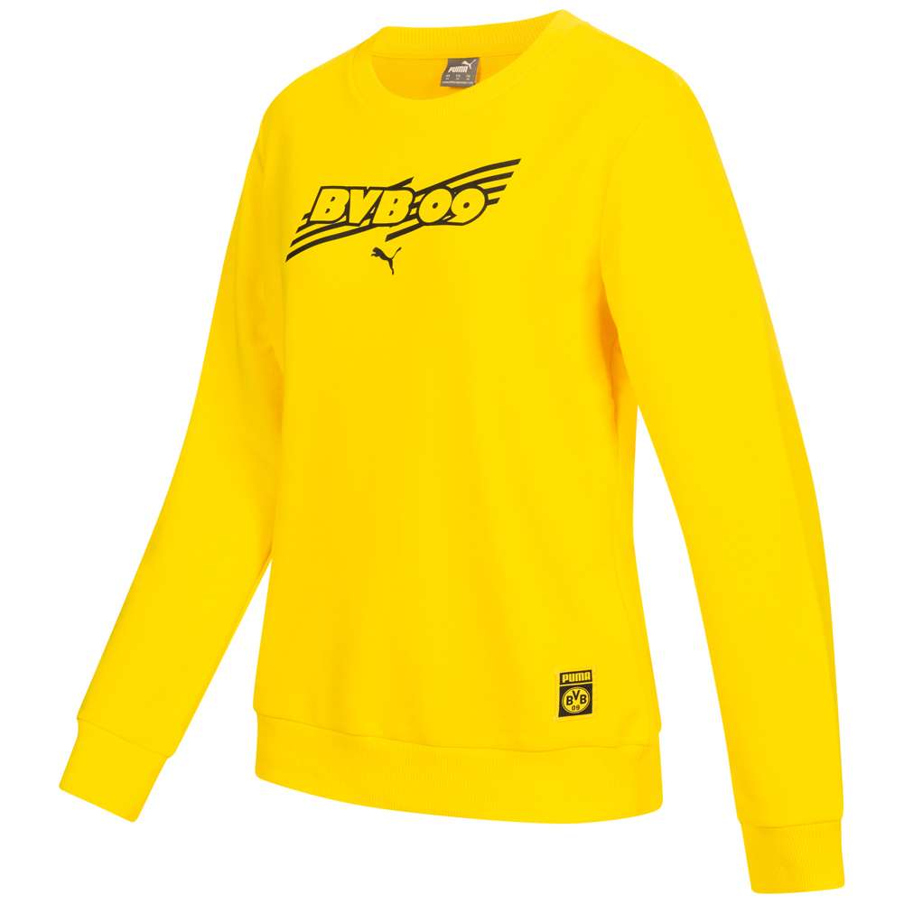 Borussia Dortmund BVB PUMA FtblCore Crew Damen Sweatshirt 759987-01