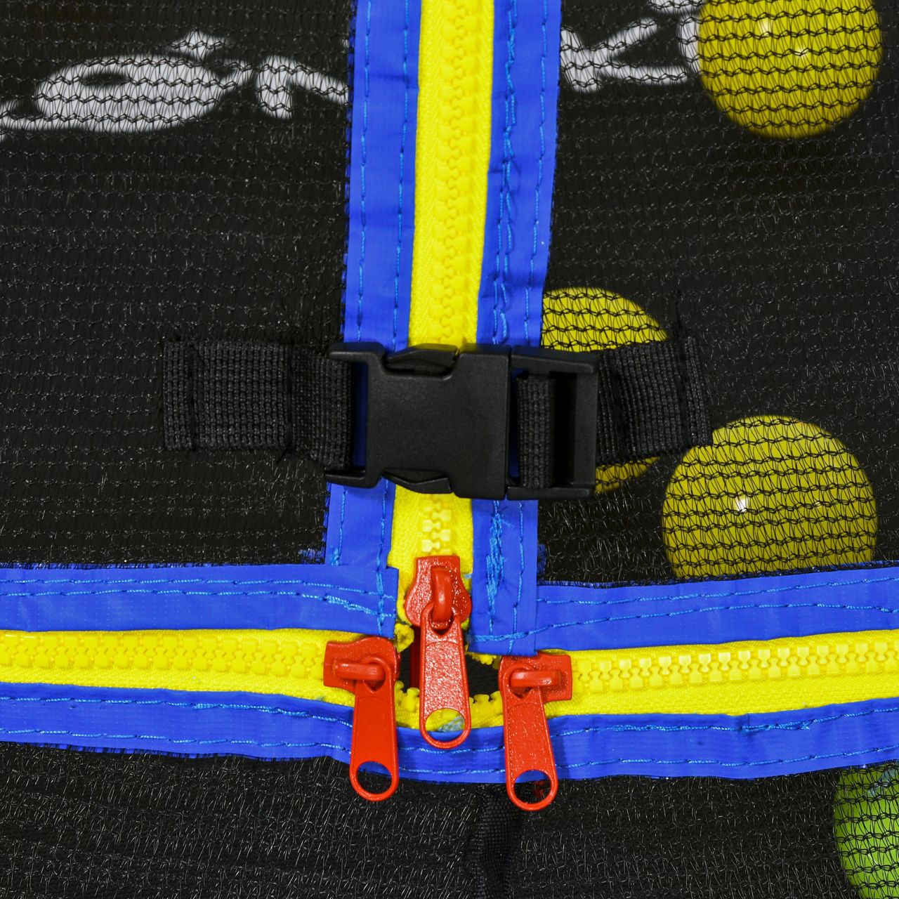 ZONEKIZ Trampolin für Kinder, Ø140 cm Kindertrampolin mit Sicherheitsnetz Blau