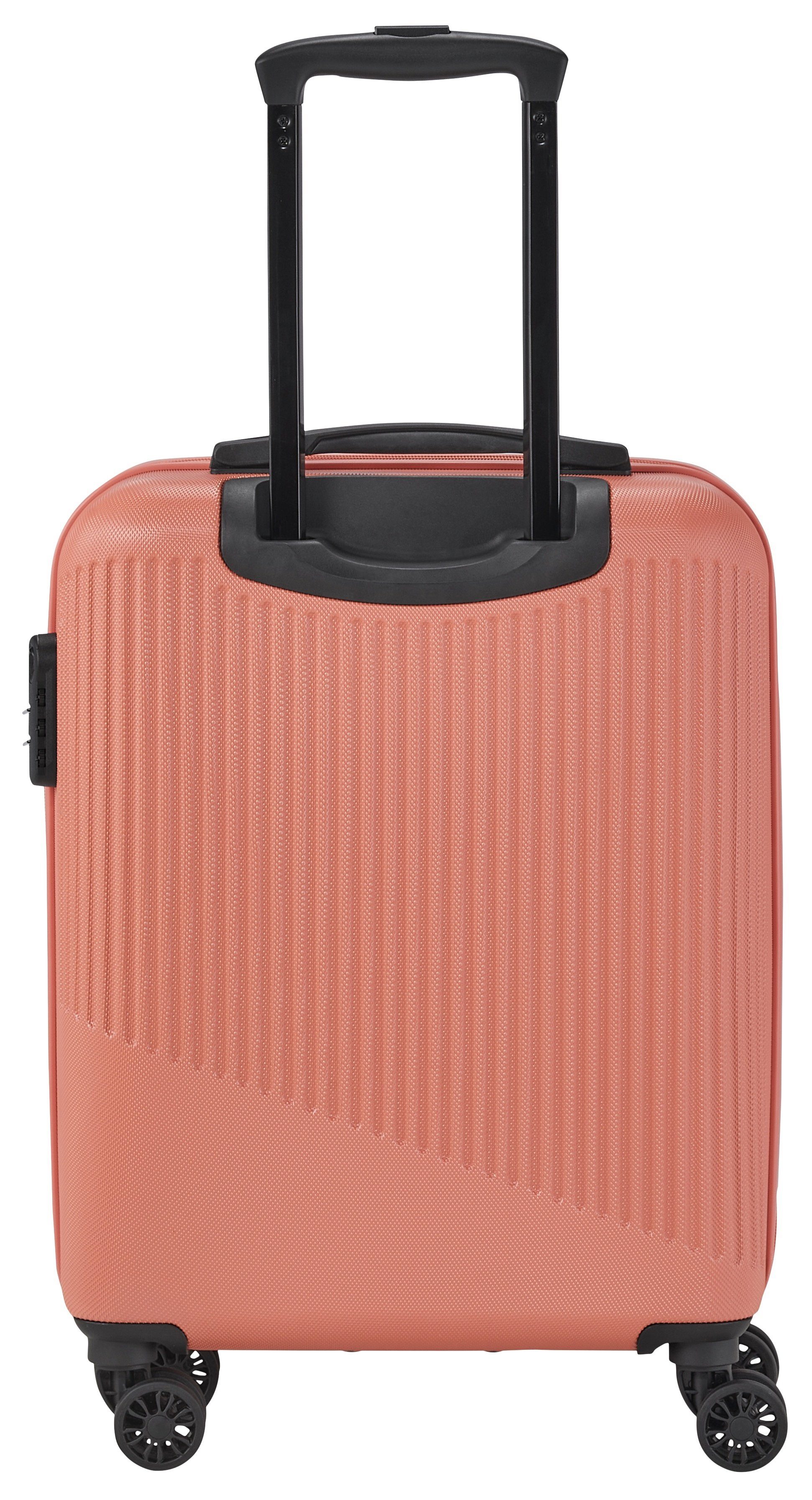 travelite Hartschalen-Trolley BALI 4w Trolley S, 4 Rollen, in dezentem Look