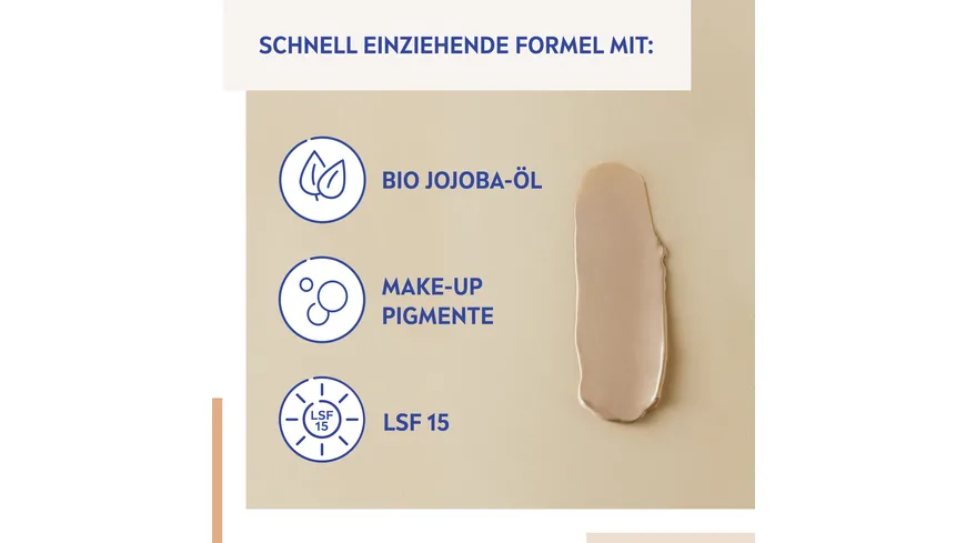 NIVEA 5in1 BB Tagespflege 24h Feuchtigkeit Heller Hauttyp LSF15 50 ml