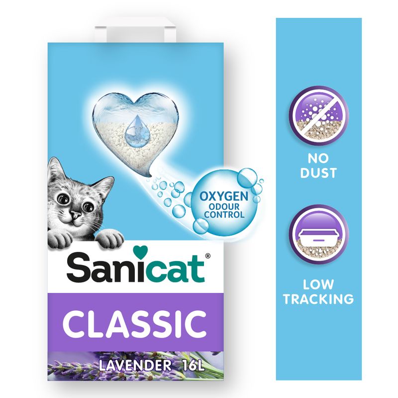 Sanicat Classic Lavendel Katzenstreu zu TOP-Preisen