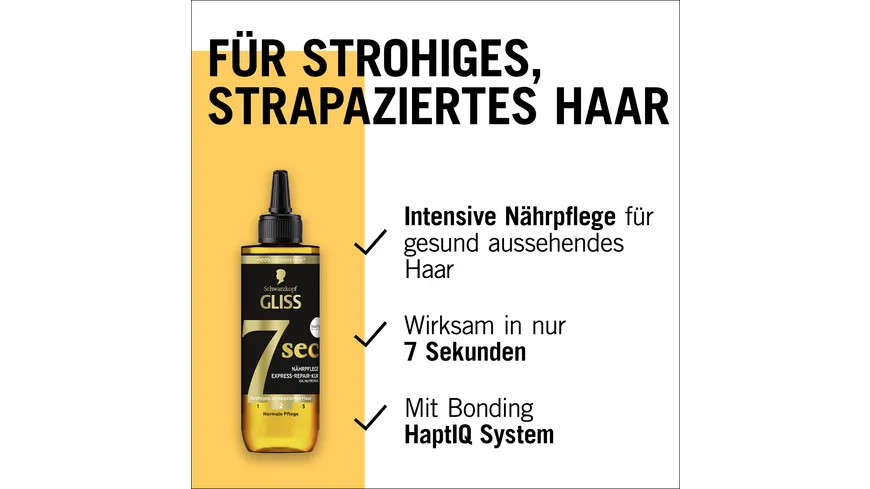 GLISS KUR 7 Sekunden Express-Repair-Kur Oil Nutritive 200 ml 200 ml