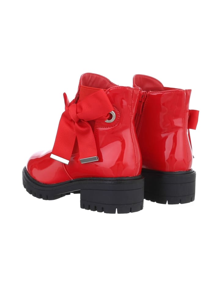 Ital-Design Stiefelette in Rot günstig kaufen