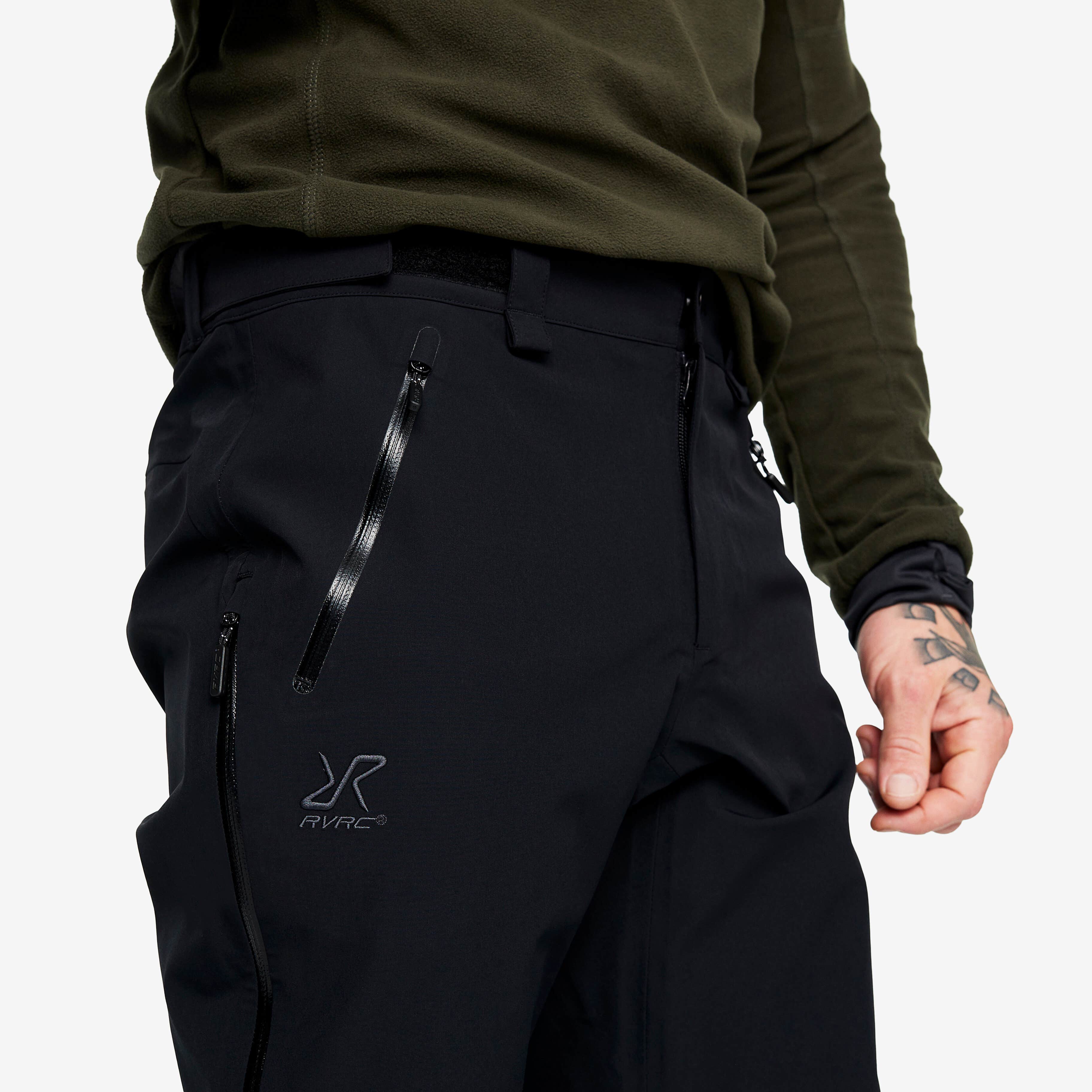 Cyclone Zip-up Pants Homme Black